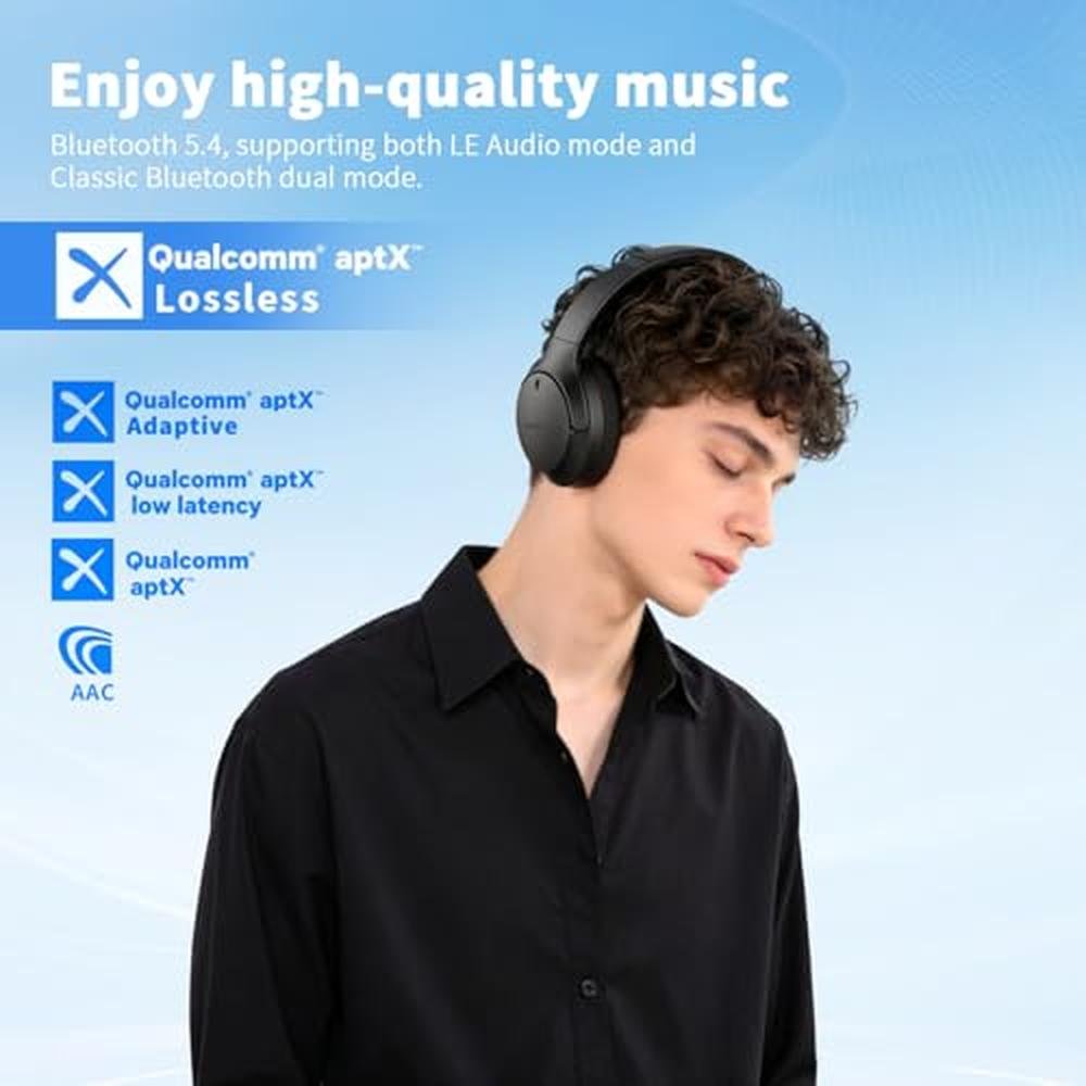 Audio Headphones: eppfun LE Audio Auracast Bluetooth 5.4 – Side View