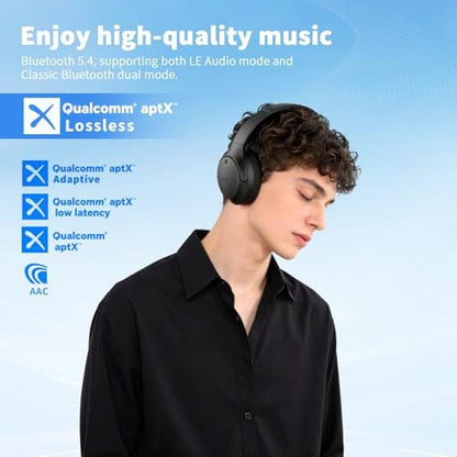 Audio Headphones: eppfun LE Audio Auracast Bluetooth 5.4 – Side View