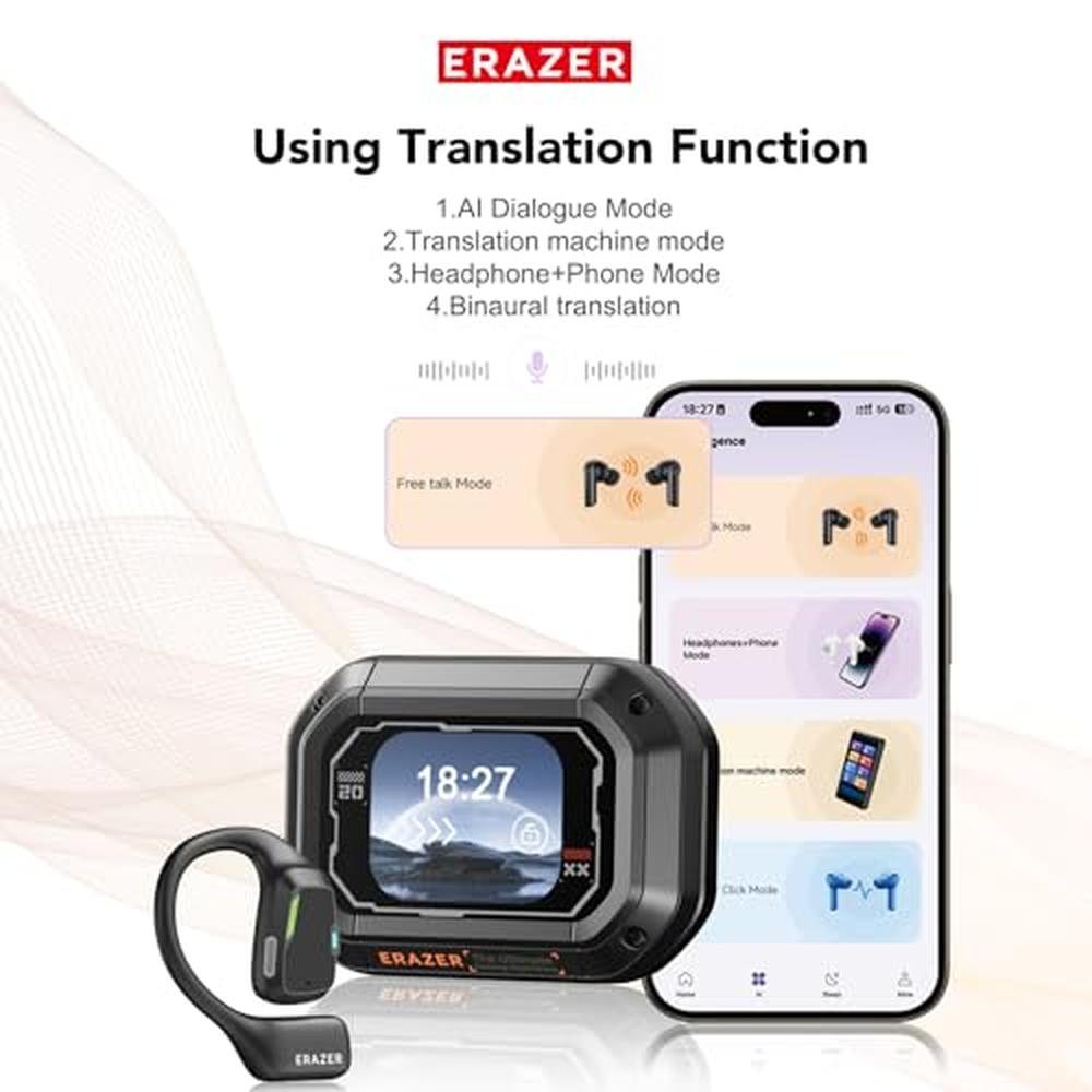 Earbuds Erazzer: Erazzer XP6 Translation Earbuds Real-Time – Close-up Detail