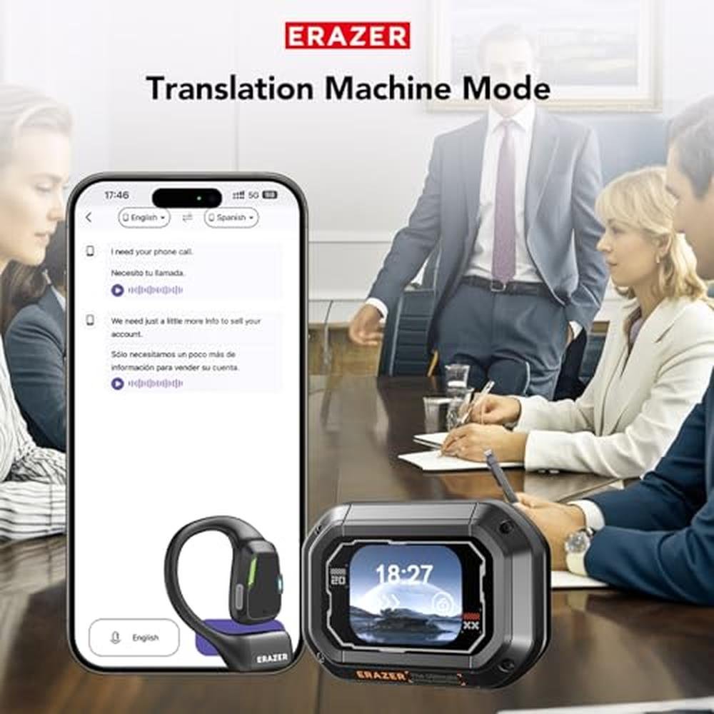 Earbuds Erazzer: Erazzer XP6 Translation Earbuds Real-Time – Packaging