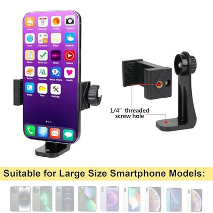 Ergonomic Anti Falling Cell Phone Vlogging Hand Grip – Side View
