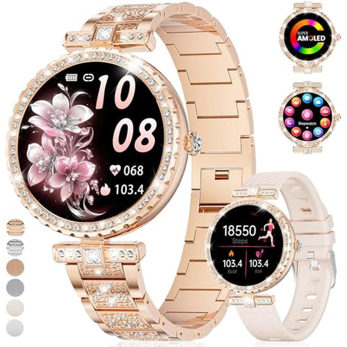 Women Watch: ESFOE 1.19 AMOLED Smart Watch – Front View
