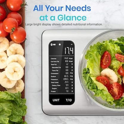 Etekcity Food Scale: Etekcity Smart Kitchen Scale with – Side View