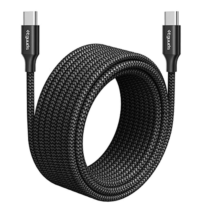 Cable etguuds: etguuds Long USB C to USB C Cable 20ft – Front View