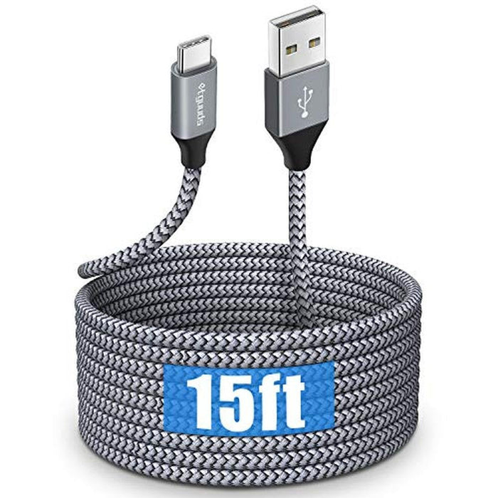 Cable etguuds: etguuds Long USB Type C Cable 15ft – Front View