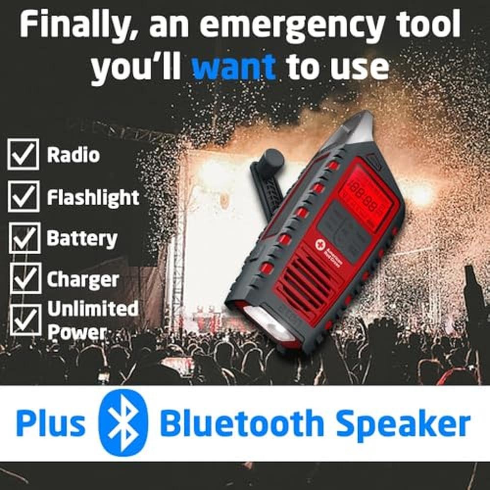 Eton Odyssey: Multi-Powered All-Band Bluetooth Emergency – Side View