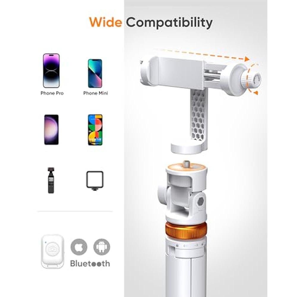 Tripod iPhone: EUCOS 62 Sturdy Selfie Stick Tripod with – Packaging