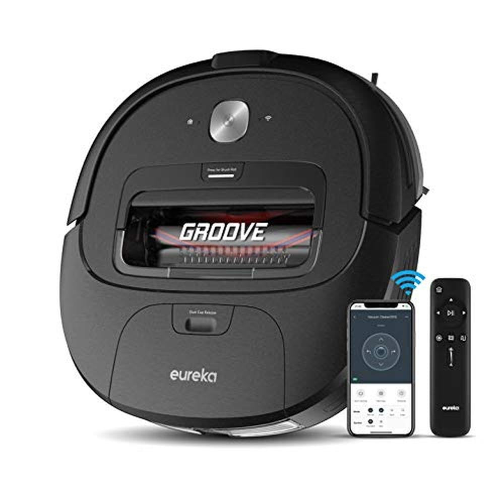 Eureka Groove: Eureka NER300 Wi-Fi Connected Robot Vacuum – Front View