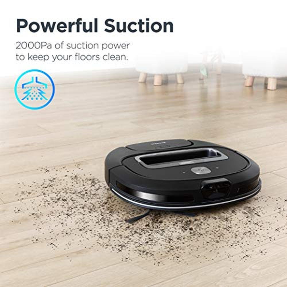 Eureka Groove: Eureka NER300 Wi-Fi Connected Robot Vacuum – Side View