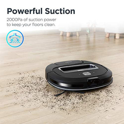 Eureka Groove: Eureka NER300 Wi-Fi Connected Robot Vacuum – Side View