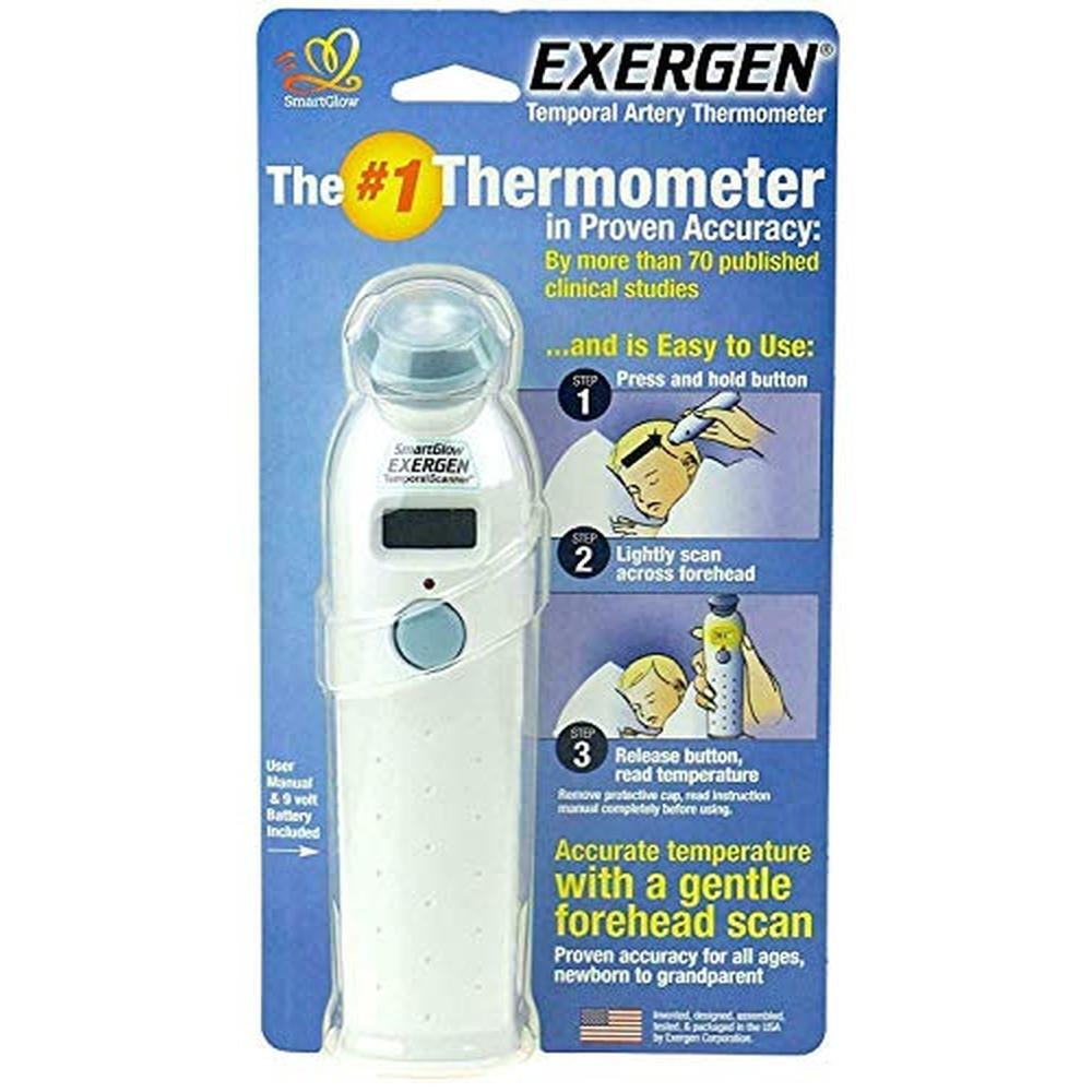 Exergen Temporal Artery Thermometer – Front View