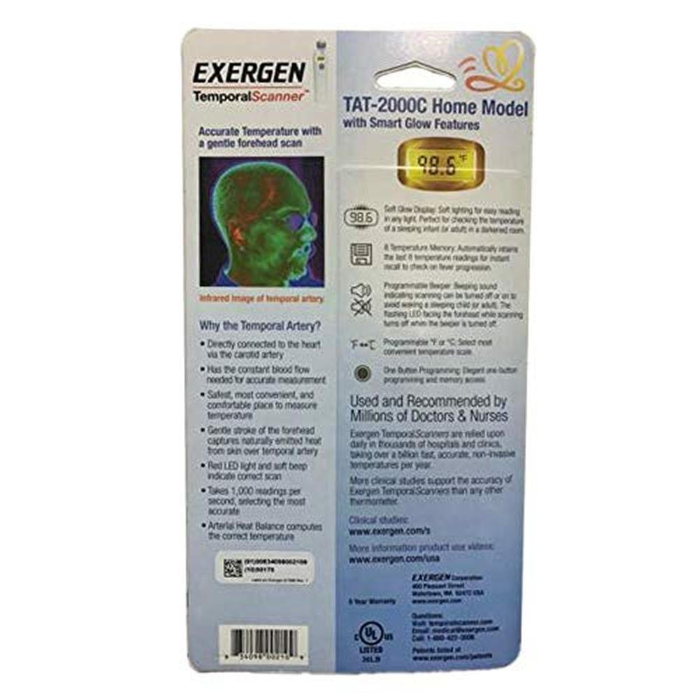 Exergen Temporal Artery Thermometer – Side View