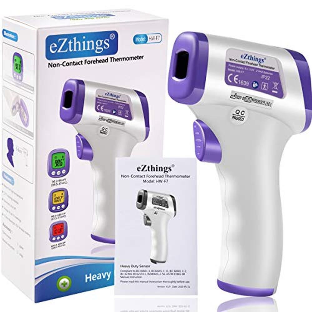Thermometer: eZthings Heavy Duty Infrared Forehead – Side View