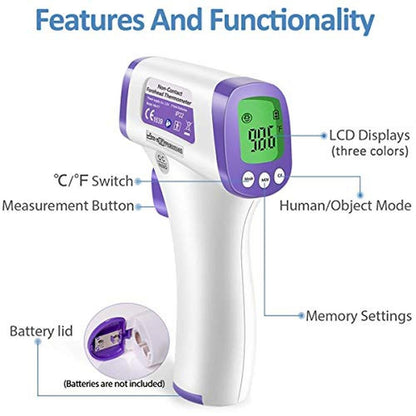 Thermometer: eZthings Heavy Duty Infrared Forehead – In Use