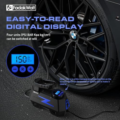 Tire Inflator: FADAKWALT Portable Air Compressor DC 12V – Packaging