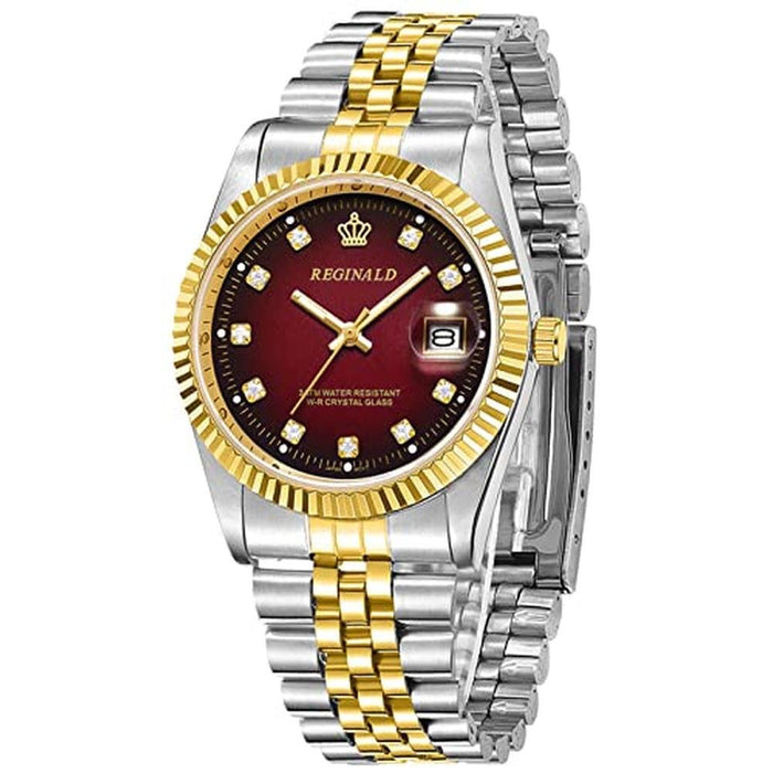 Fanmis Men's Luxury Business Waterproof Wristwatch – Front View