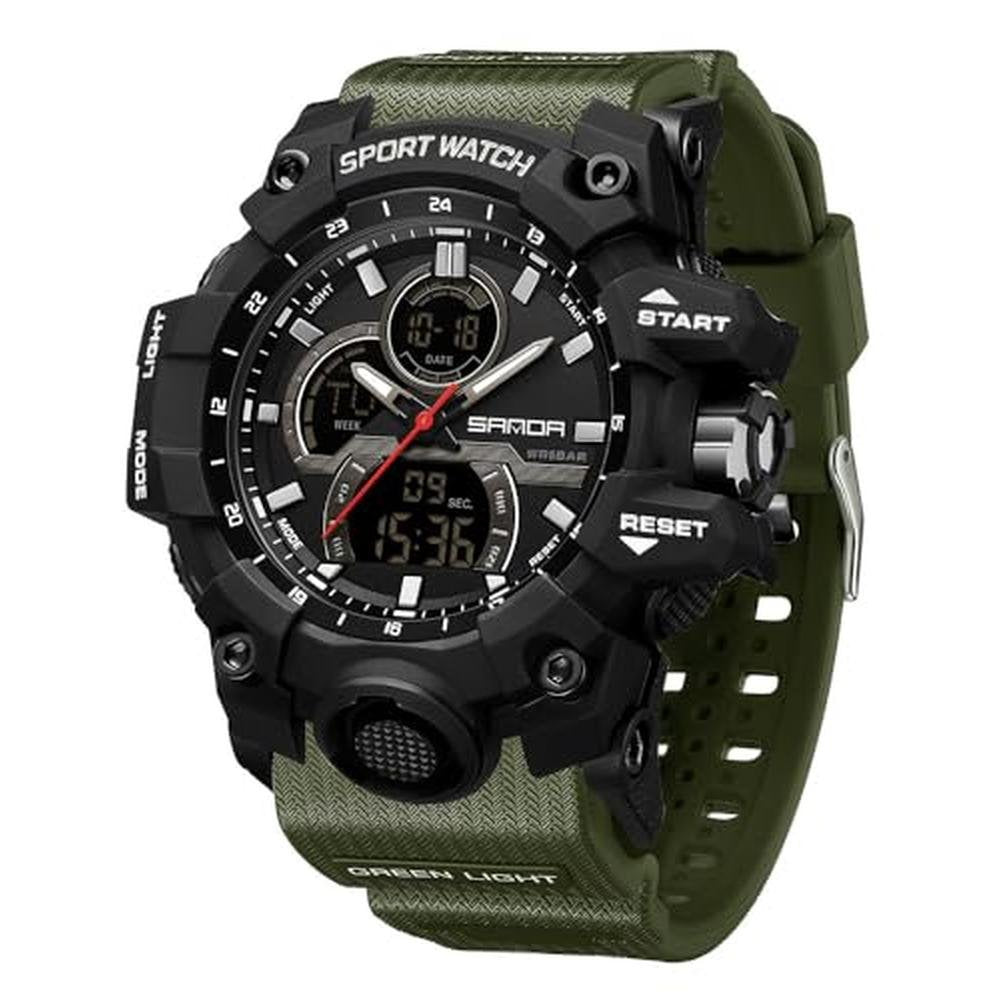 Fanmis Watch: FANMIS Men's Solar Powered Casual Quartz – Front View
