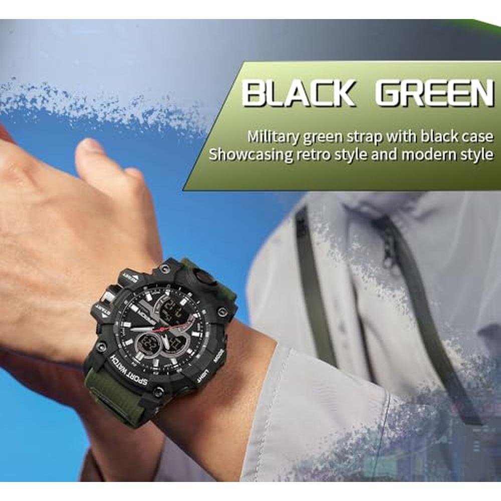 Fanmis Watch: FANMIS Men's Solar Powered Casual Quartz – Side View
