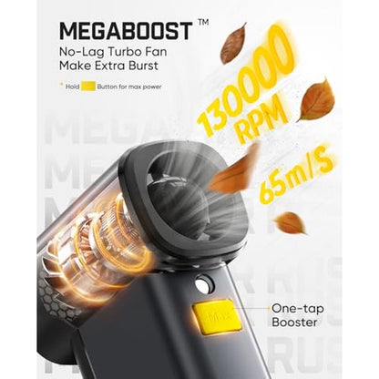 Electric Air Duster: Fanttik B10 Pro Max 130000RPM – Side View