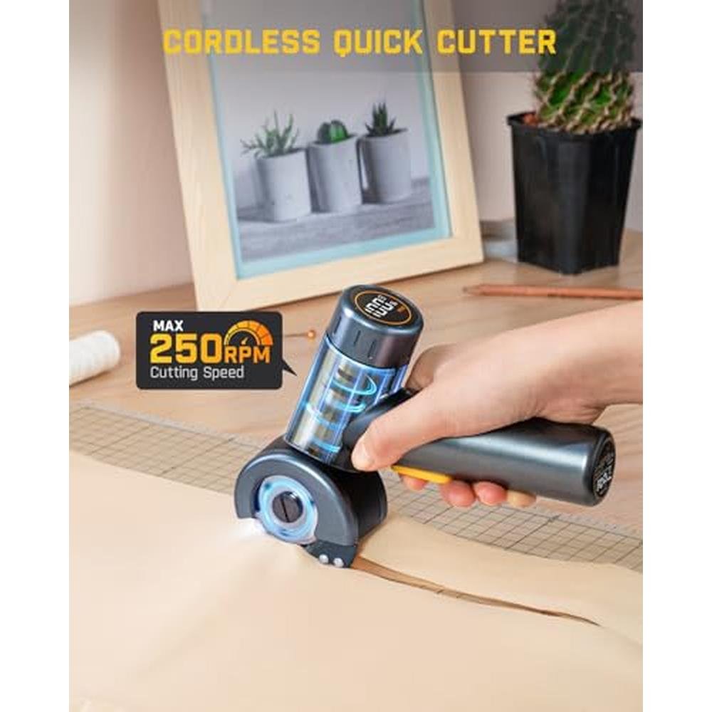 Electric Scissors: Fanttik C8 Nano with LED Display & D2 – Side View