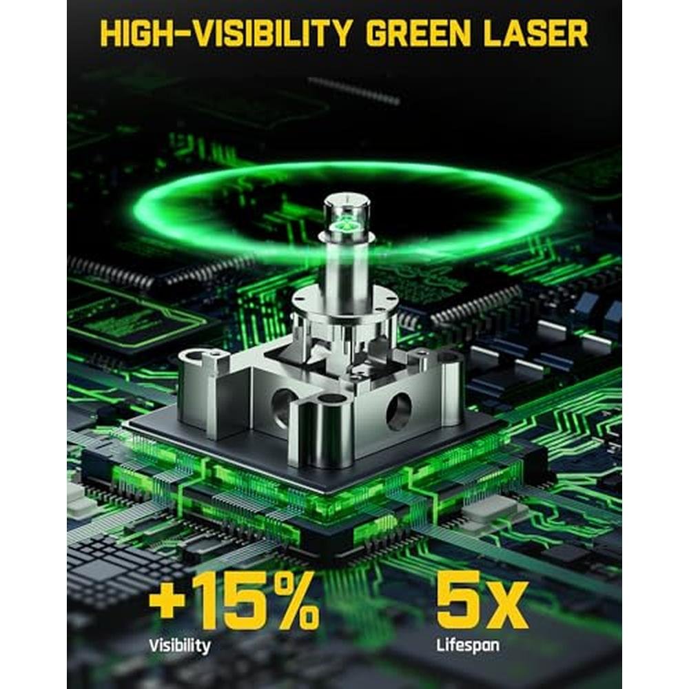 Laser Level: Fanttik D16 APEX Professional 4 x 360-degree – Close-up Detail