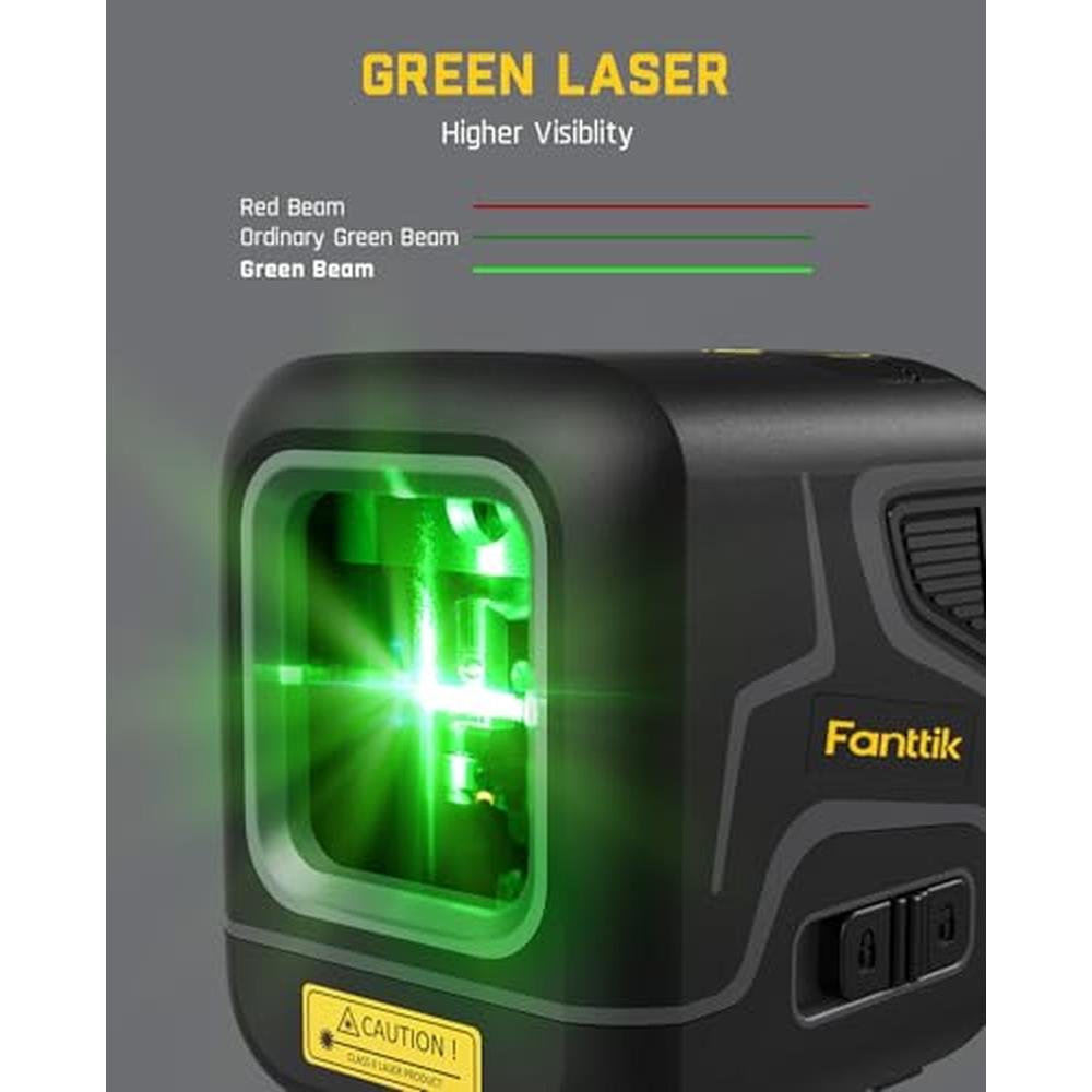Laser Level: Fanttik D2 Pocket Green 100ft Self-Leveling – Close-up Detail