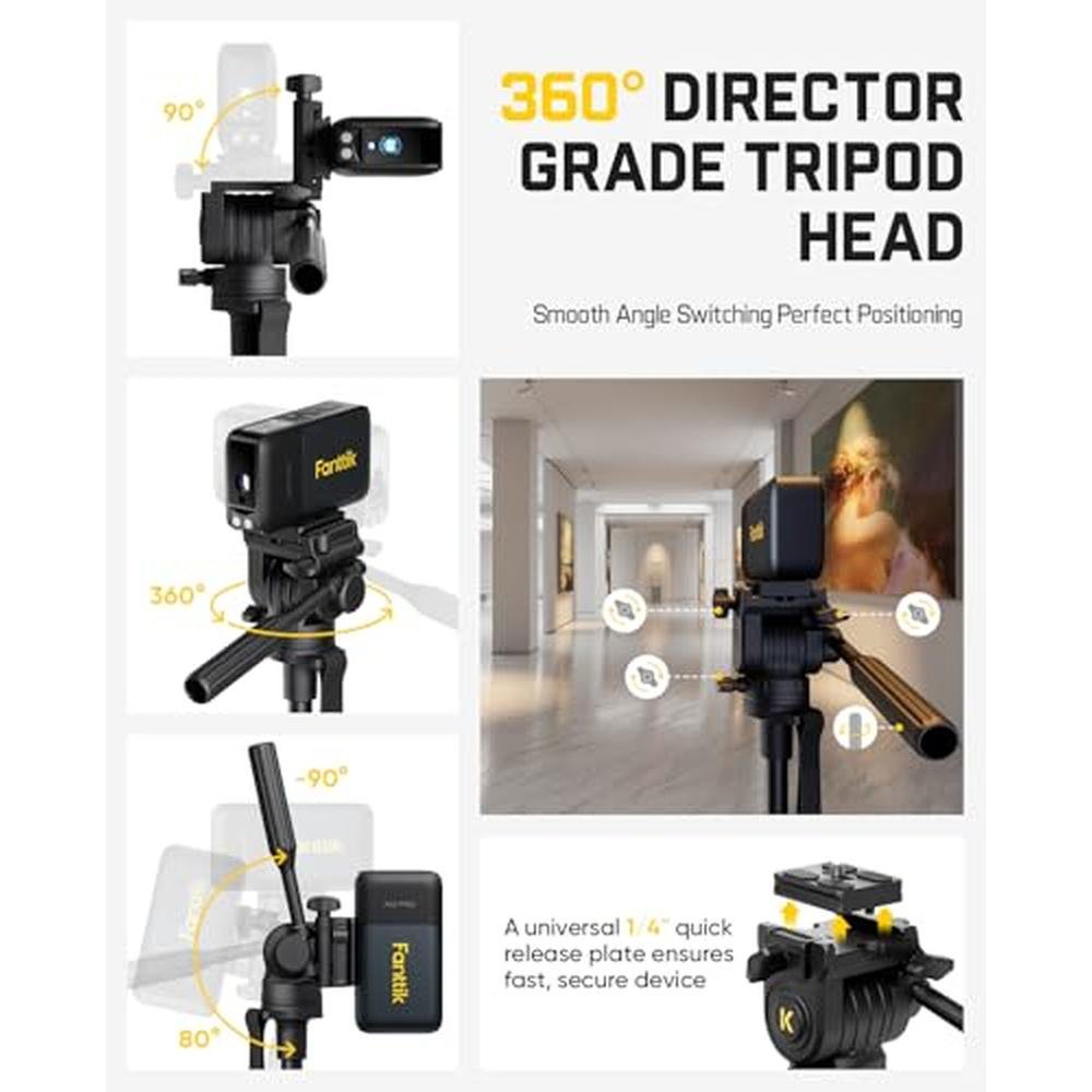 Laser Level Tripod: Fanttik DT10 Pro 2.2 Lbs Lightweight – In Use