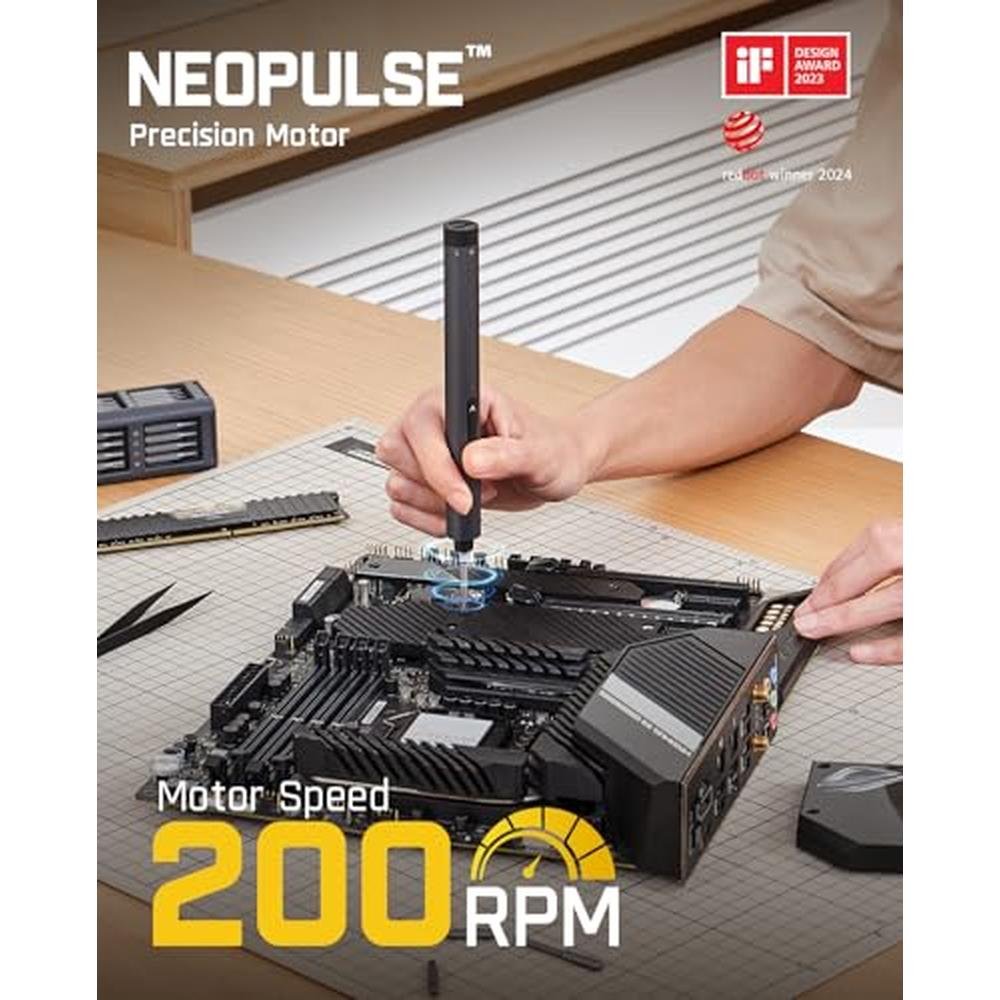 Portable Power Tools: Fanttik E1 Max 3.7V Mini Electric – In Use