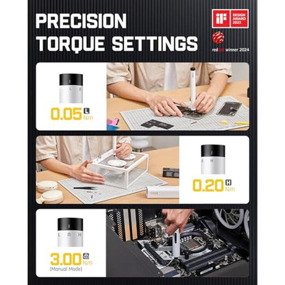 Electric Screwdriver: Fanttik E1 Max Mini Precision – Side View