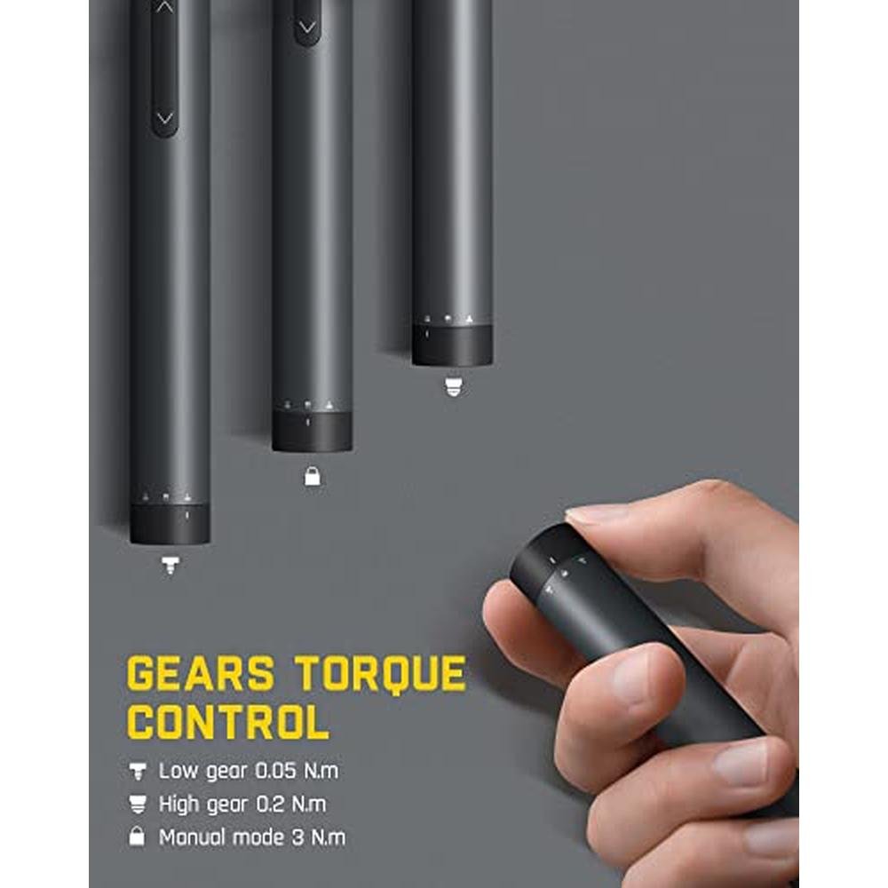 Premium Electric Screwdriver: Fanttik E1 Pro 3.7V Mini – Side View