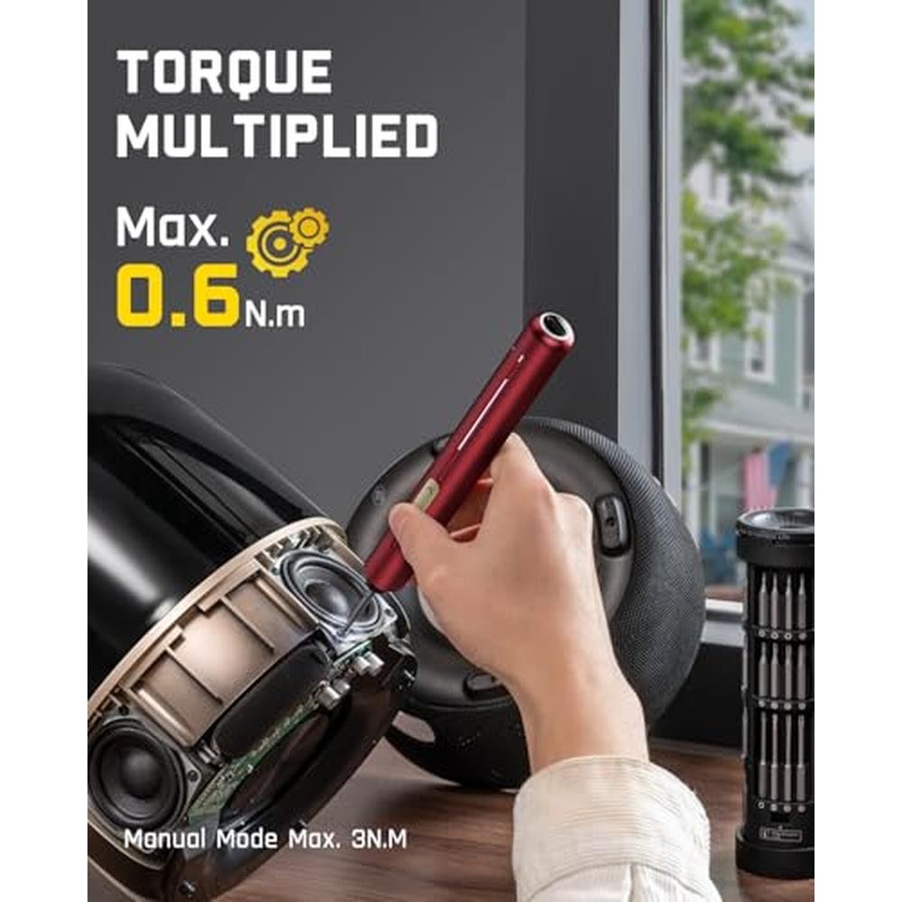 Electric Screwdriver: Fanttik E2 Ultra Mini Cordless – Side View