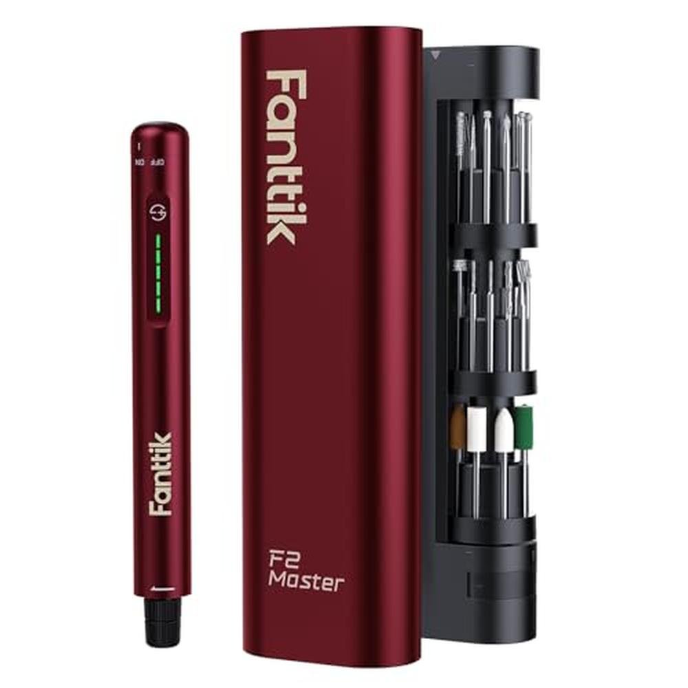 Cordless Rotary Tool Kit: Fanttik F2 Master Mini 5-Speed 25 – Front View