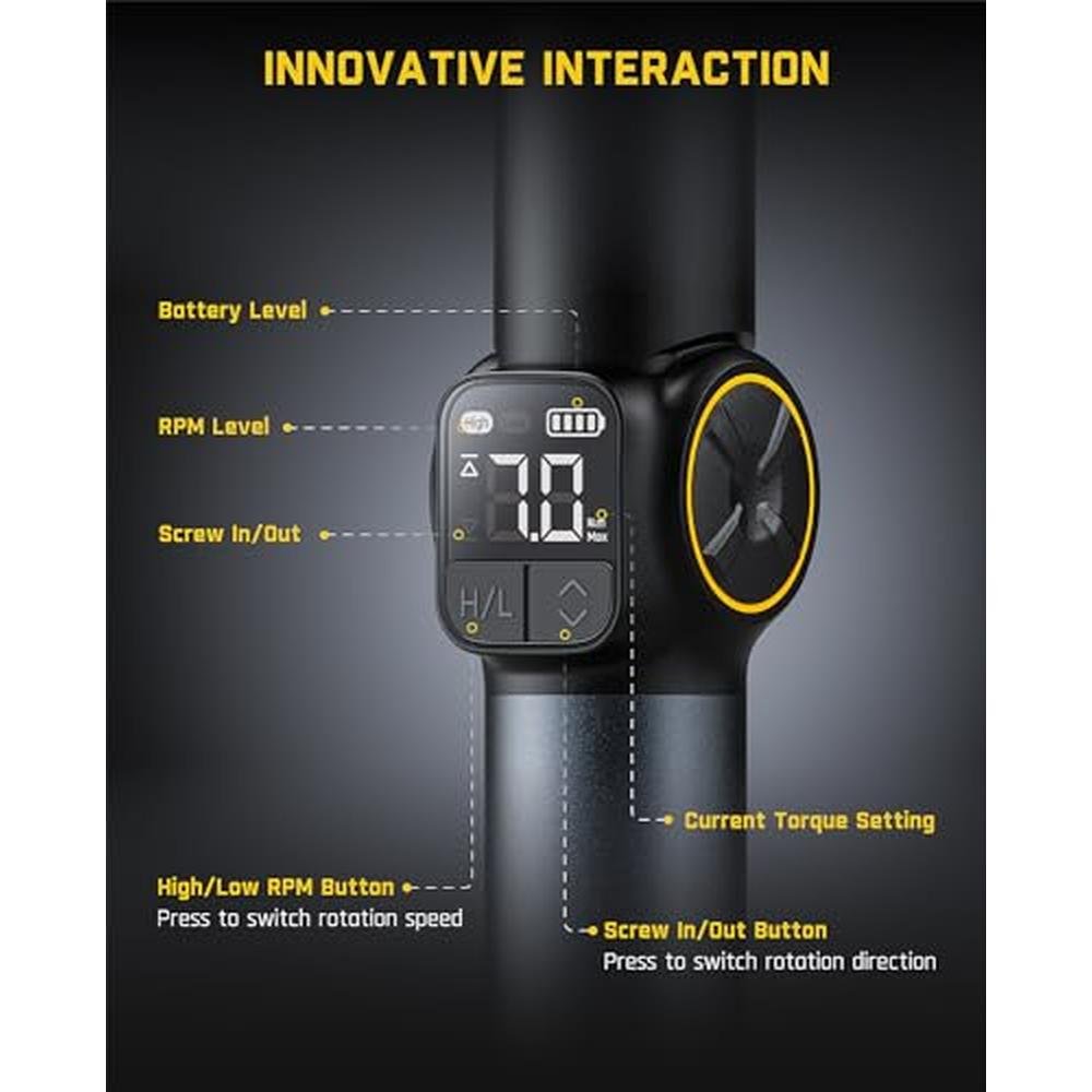 Cordless Screwdriver & Electric Scissors – Side View