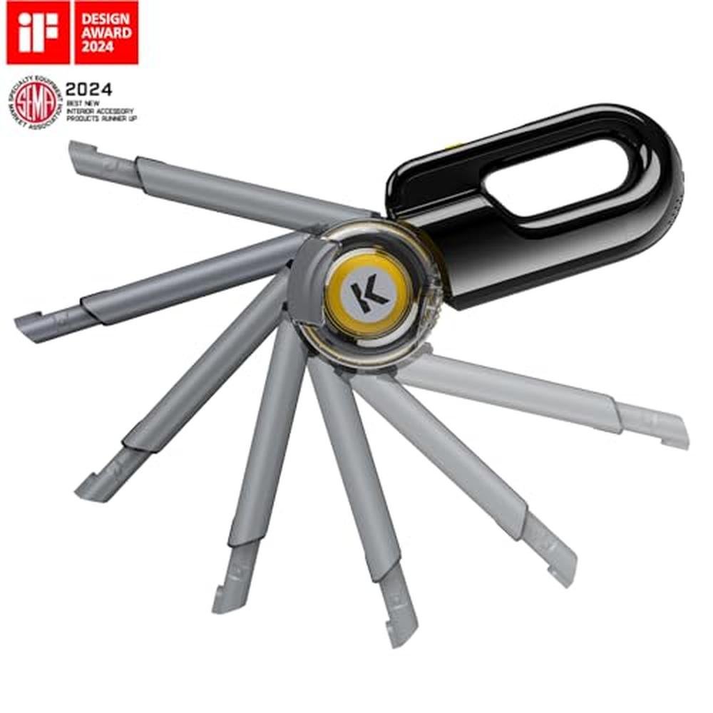 Cordless Car Vacuum: Fanttik Fold V10 APEX Pivot 17000Pa – Side View