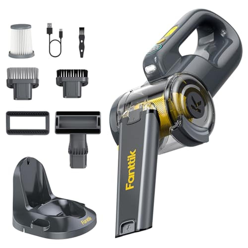 Cordless Vacuum: Fanttik Fold V10 Ultra Deluxe Handheld – Front View