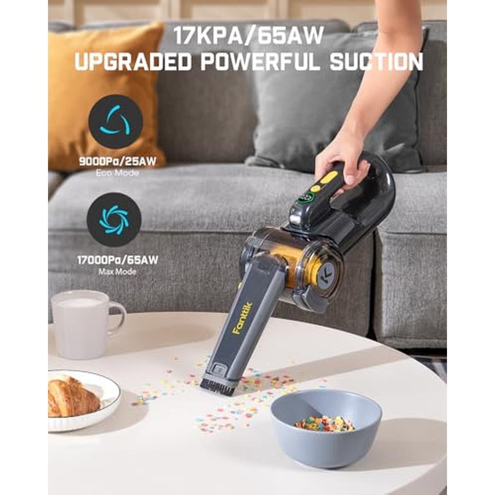 Cordless Vacuum: Fanttik Fold V10 Ultra Deluxe Handheld – In Use