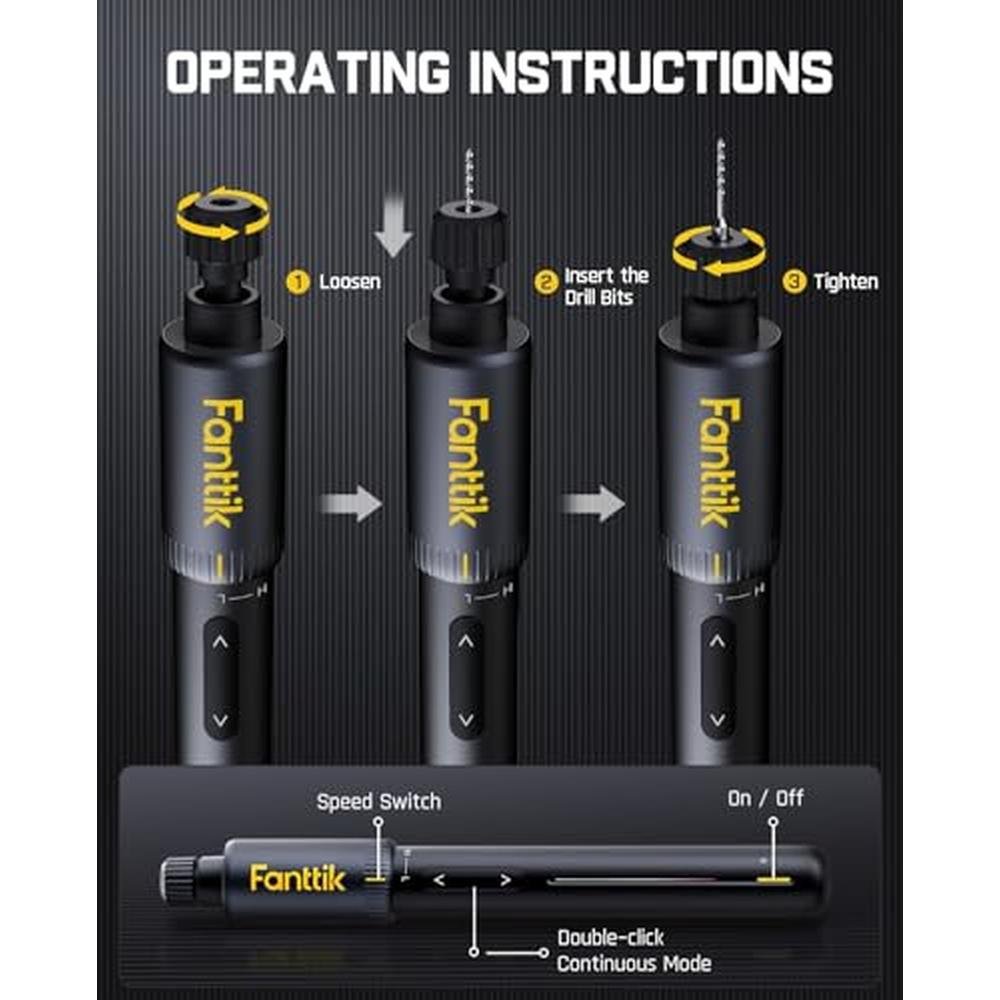 Power Drill: Fanttik K2 Nano Rechargeable Hand Drill – In Use