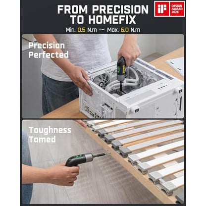 Cordless Screwdriver: Fanttik L2 Pro Electric Screwdriver – Side View