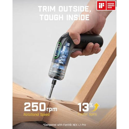 Cordless Screwdriver: Fanttik L2 Pro Electric Screwdriver – Close-up Detail
