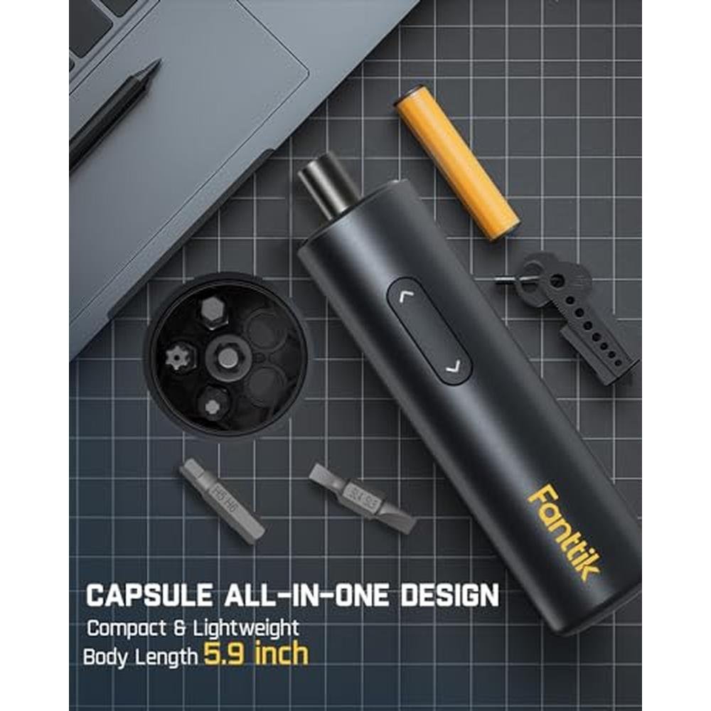 Cordless Screwdriver & Electric Scissors – Side View