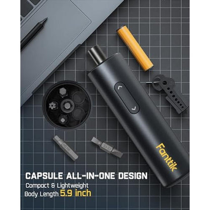 Cordless Screwdriver & Electric Scissors – Side View
