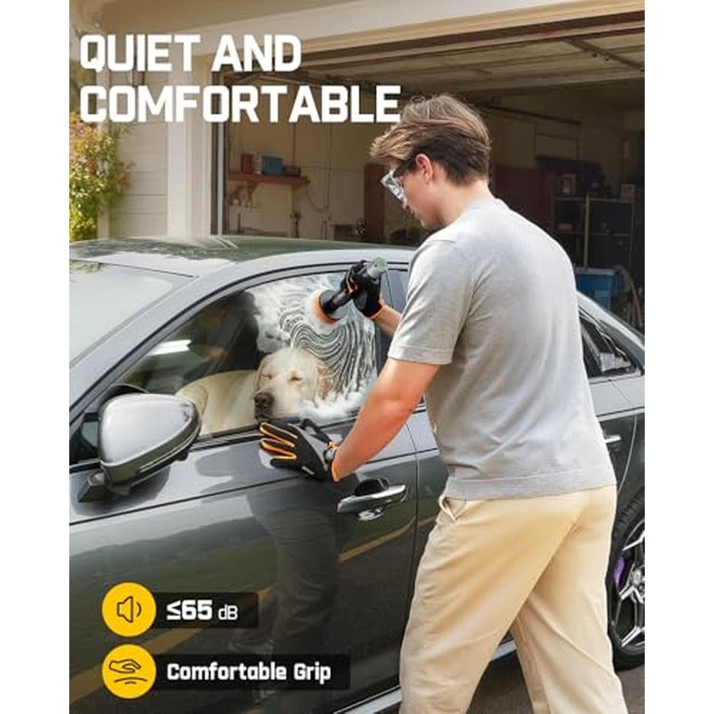 Car Buffer Polisher: Fanttik P10 Pro Mini 4000mAh Cordless – In Use