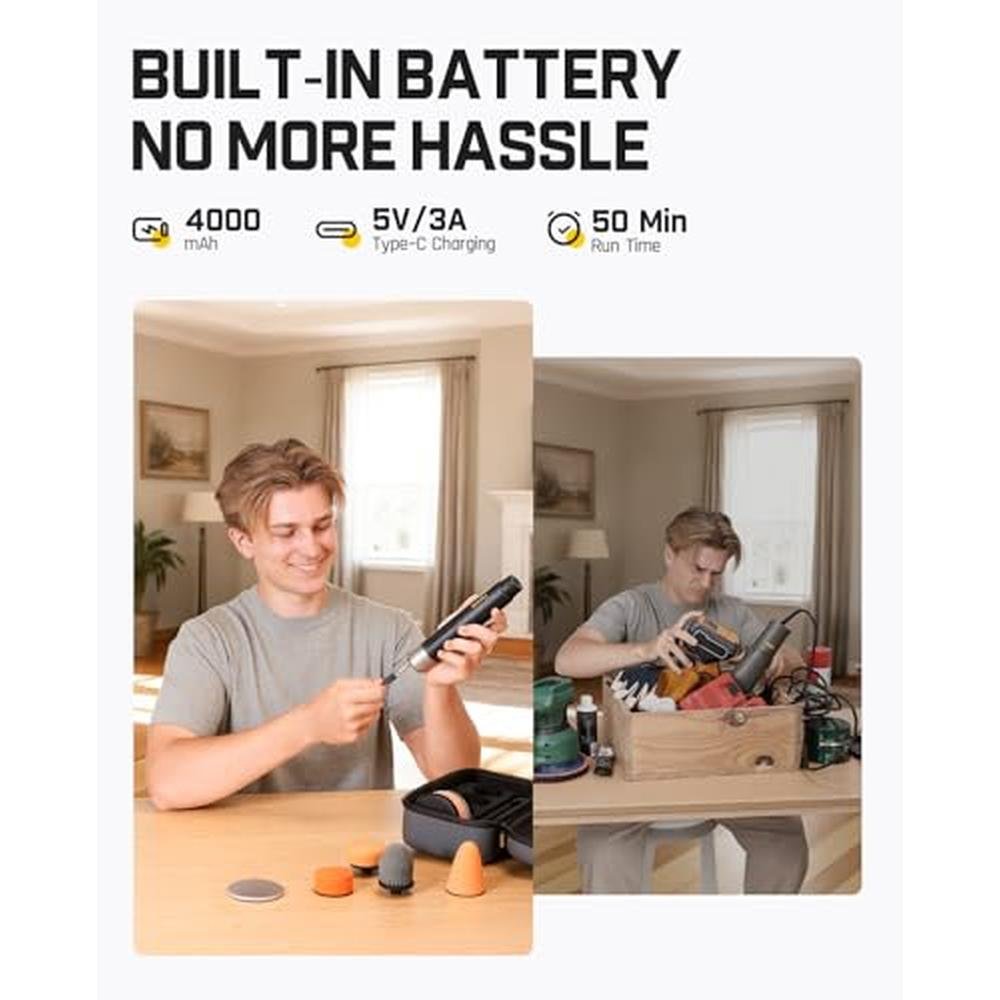 Car Buffer Polisher: Fanttik P10 Pro Mini 4000mAh Cordless – Packaging