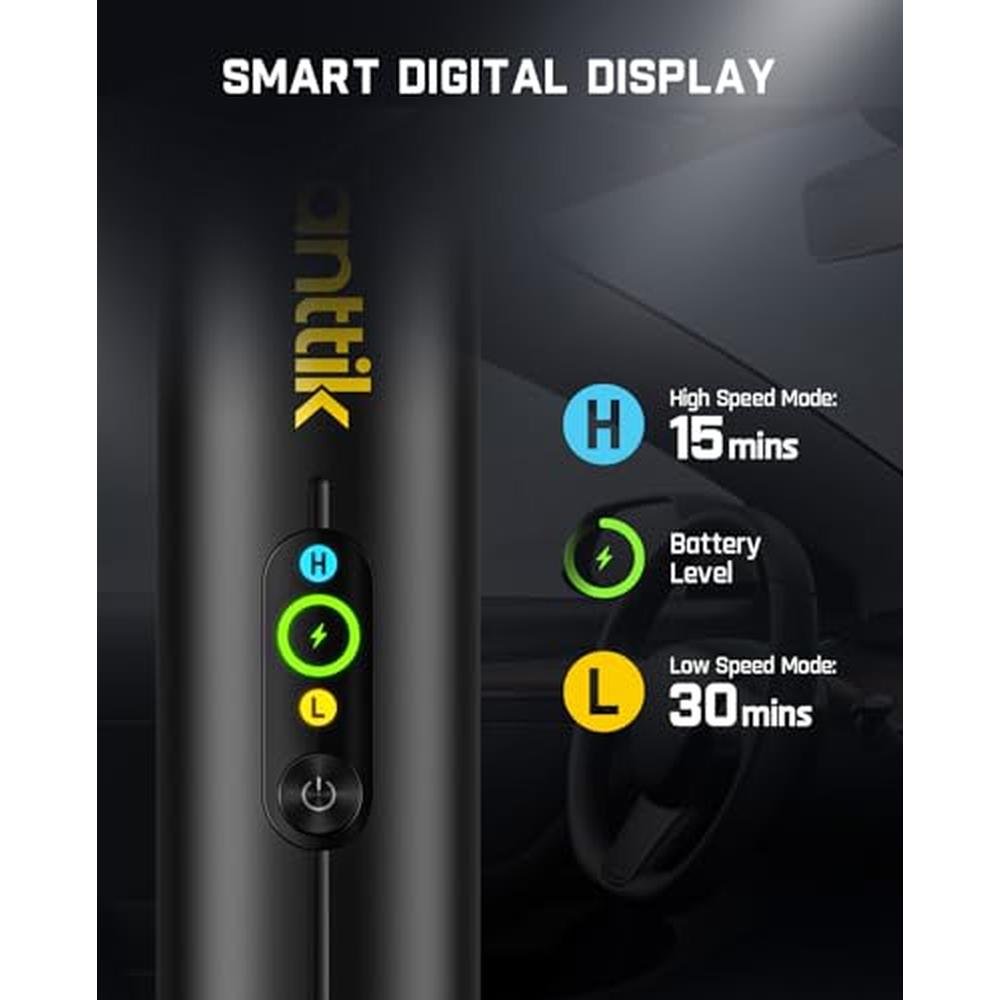 Cordless Car Vacuum: Fanttik Slim V10 APEX 4-in-1 Portable – Close-up Detail