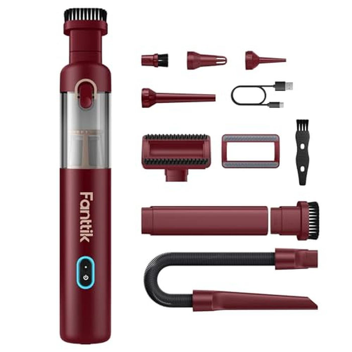 Car Vacuum: Fanttik Slim V8 APEX 4-in-1 Portable Mini – Front View
