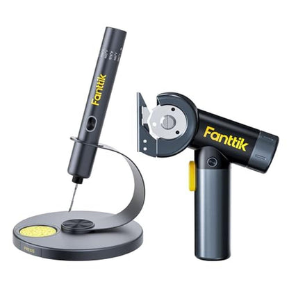 Soldering Iron Kit: Fanttik T1 Max & C8 Nano 3.7V Cordless – Front View