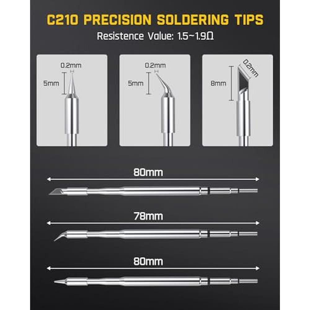 Soldering Iron Kit: Fanttik T1 Max & C8 Nano 3.7V Cordless – In Use