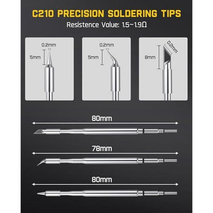 Soldering Iron Kit: Fanttik T1 Max & C8 Nano 3.7V Cordless – In Use