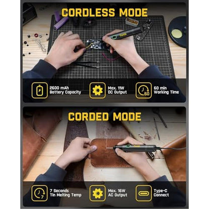 Cordless Soldering Iron: Fanttik T1 Max 7-Second Fast – Close-up Detail
