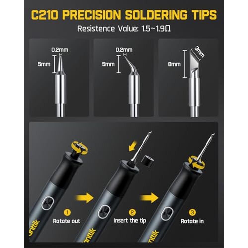 Cordless Soldering Iron: Fanttik T1 Max 7-Second Fast – In Use